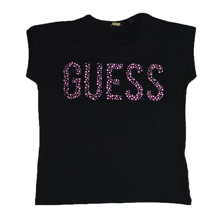 T-shirt Dzieciecy GUESS J1RI26 K6YW1 Czarny