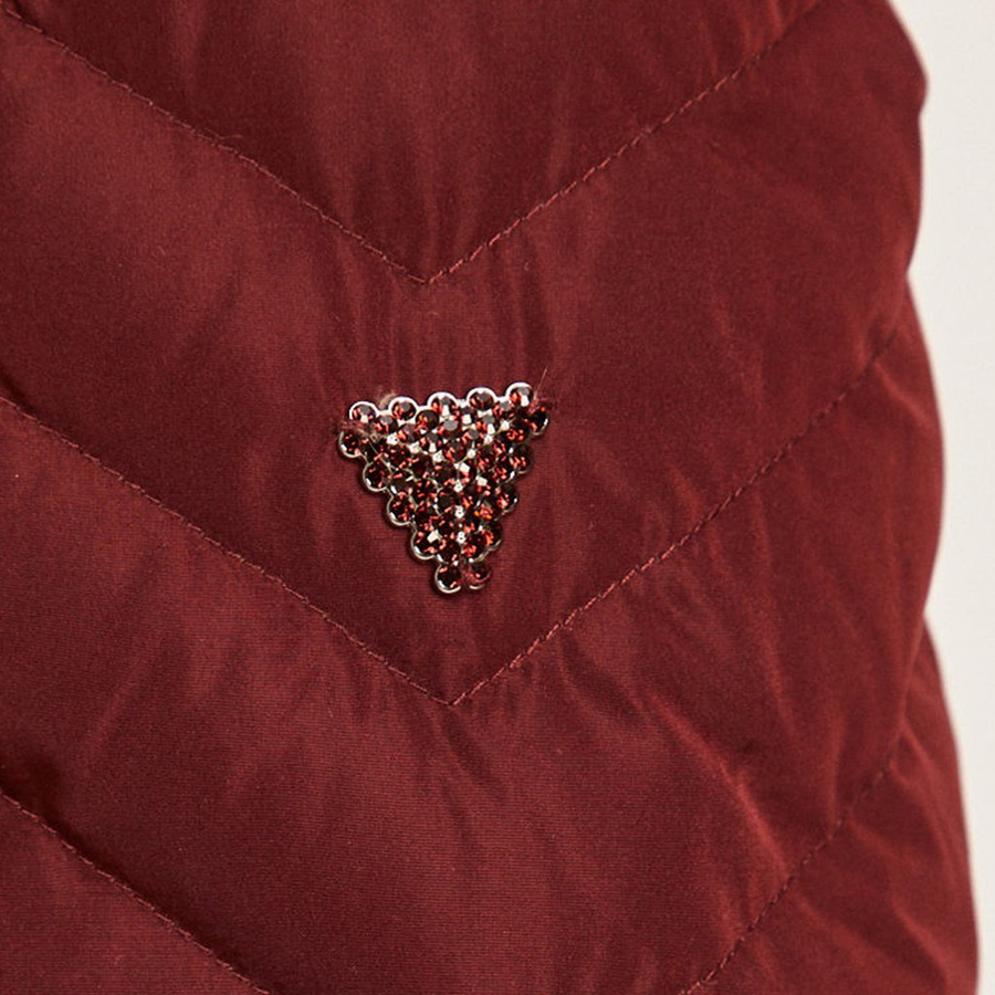 Płaszcz Damski GUESS W94L83 W94G0 Bordowy