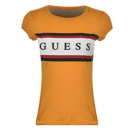 T-shirt Damski GUESS M0GI76 I3Z00 Pomarańczowy