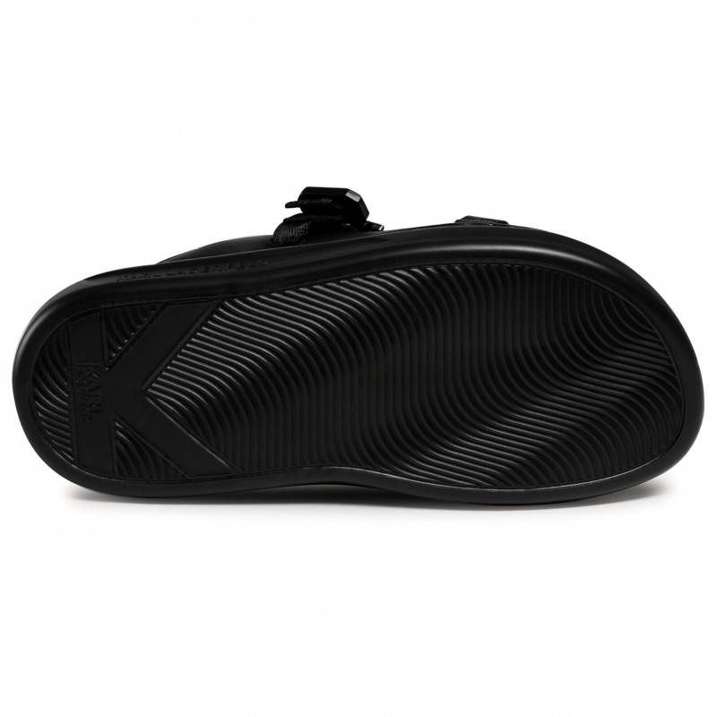 Klapki KARL LAGERFELD KL62513 Black Lthr/Mono