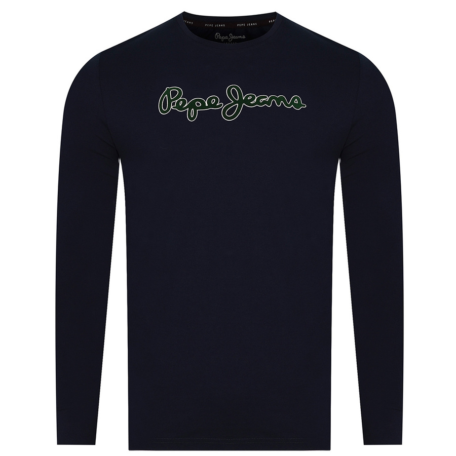 Longsleeve PEPE JEANS Logo PM508273 Granatowy