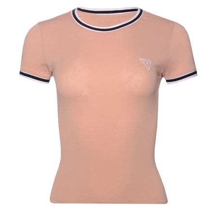 T-shirt Damski GUESS Q2GII3 KB6N1 Pudrowy róż