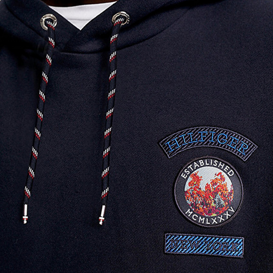 Bluza Męska TOMMY HILFIGER MW0MW32676 Granatowa