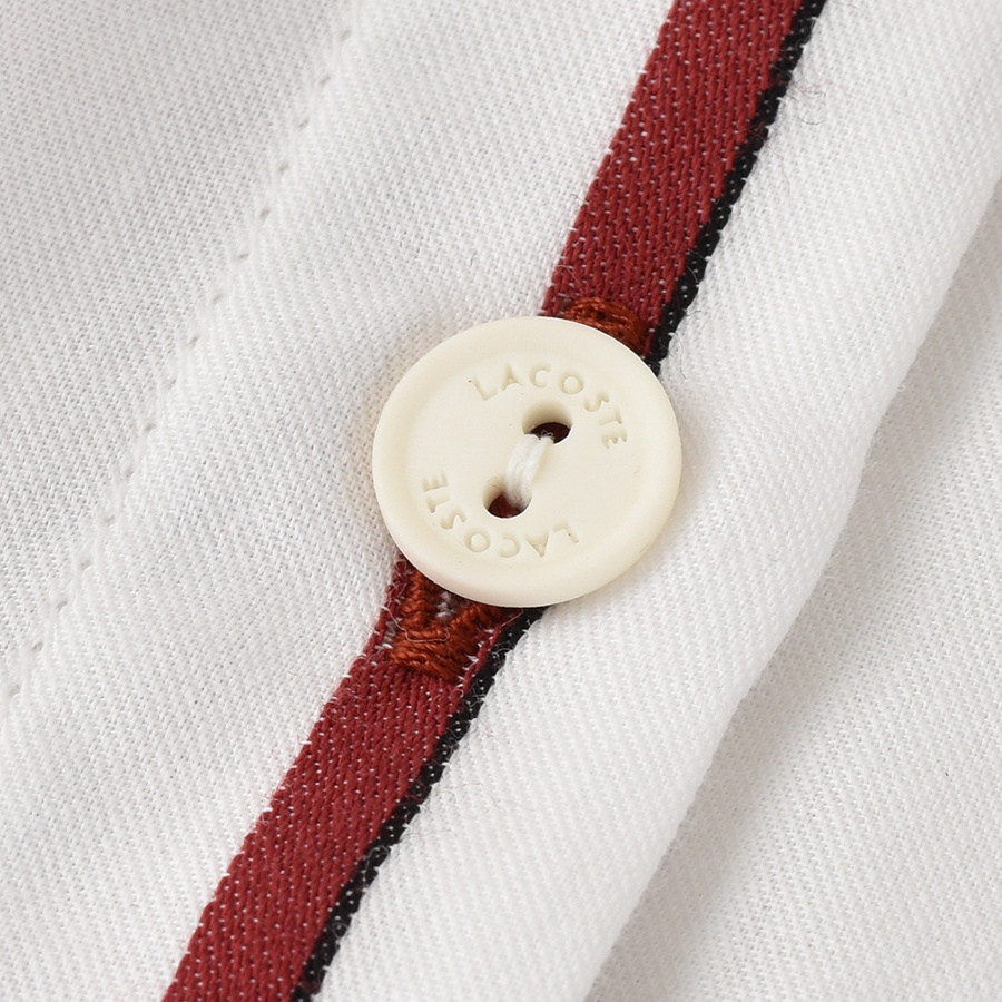 Koszula Damska LACOSTE GA321E04E Bialo-bordowa