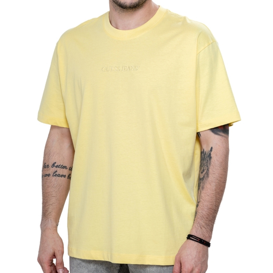 T-shirt Męski GUESS Jeans M4YI44 K8FQ4 Oversize