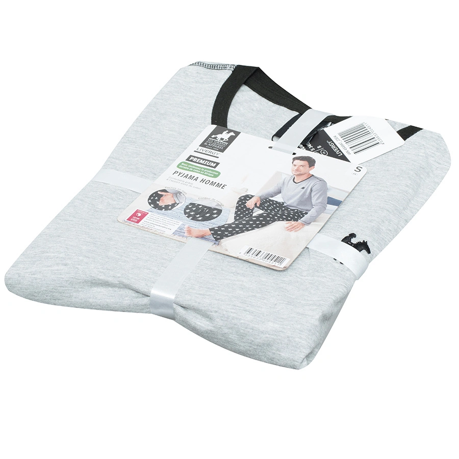 Piżama Męska U.S. GRAND POLO EQUIPMENT & APPAREL Szara