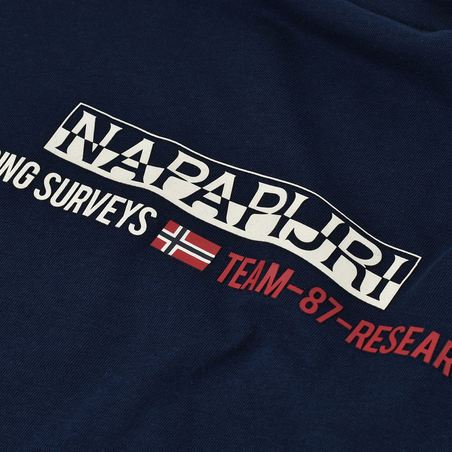 T-Shirt NAPAPIJRI S-Box NP0A4GDR Granatowy