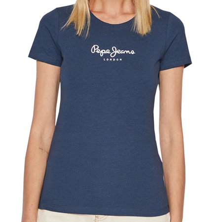 T-shirt PEPE JEANS New Virgina PL505202 Granatowy