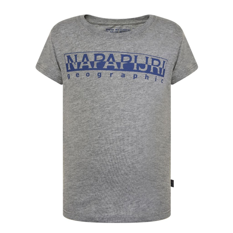 T-shirt Męski NAPAPIJRI Selvino N0YISD 160 Szary