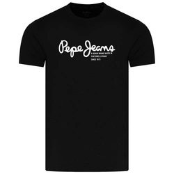 T-shirt Męski PEPE JEANS Oldwive PM508942 Czarny