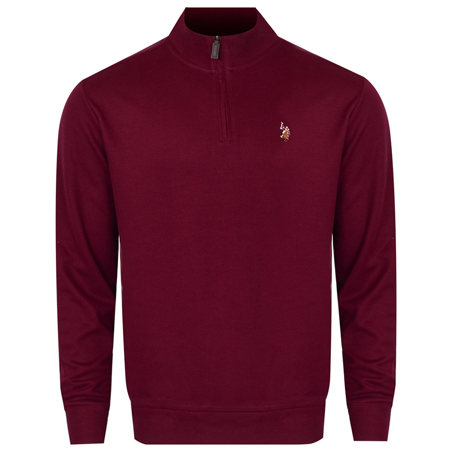 Bluza Męska U.S. POLO ASSN. Logo 11C847 Bordowa