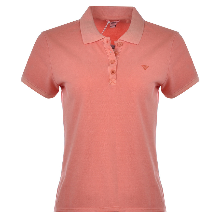 Polo GUESS Logo Pique W1YP38 RAQS0 Slim Fit