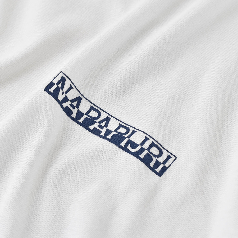 Napapijri T-Shirt Męski NP0A4F6V Biały -40%