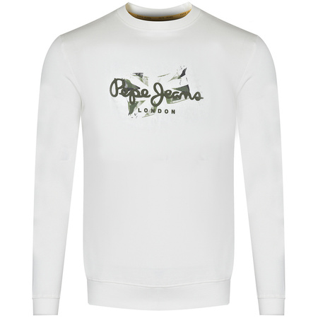 Bluza Męska PEPE JEANS Bernie PB503504 Biała