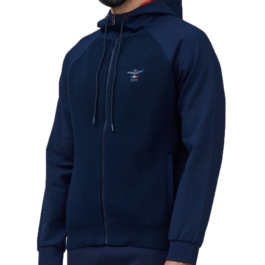 Sweter Męski AERONAUTICA MILITARE 242AM1369L529 Granatowy