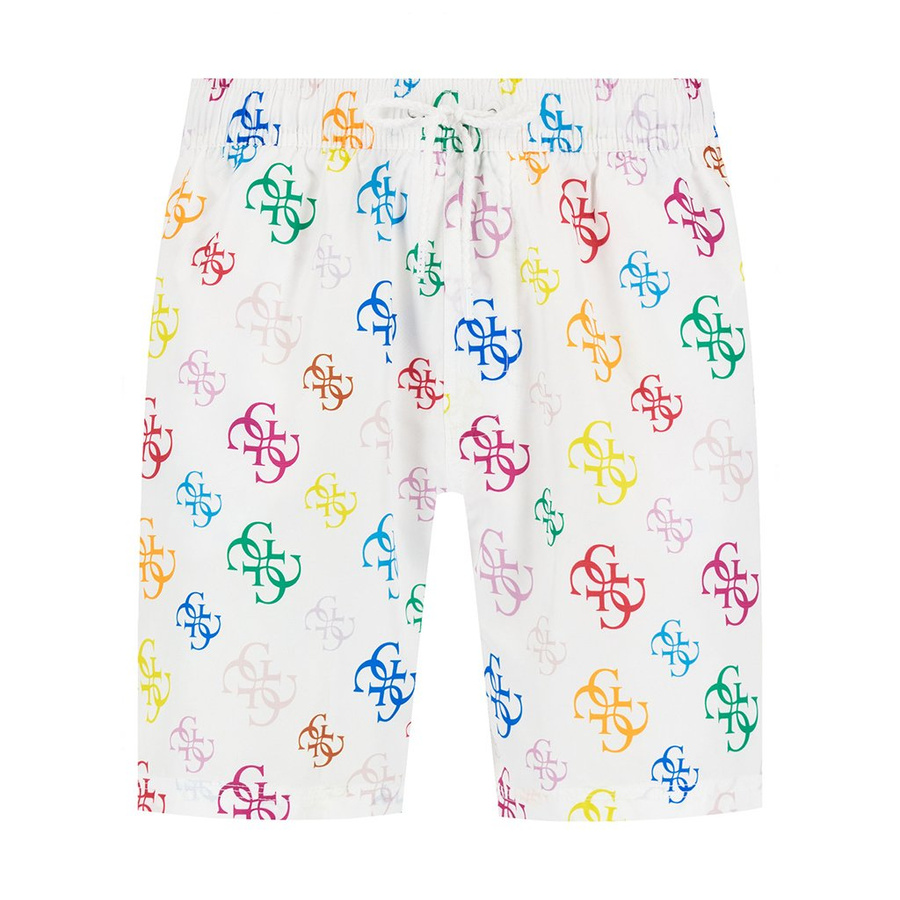 Szorty kapielowe GUESS F02T24 TEL60 Bialy