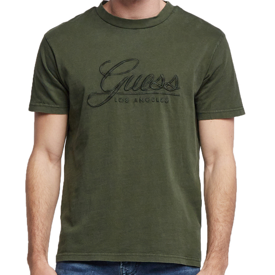 T-shirt Męski GUESS M1BI26 K8FQ1 Zielony