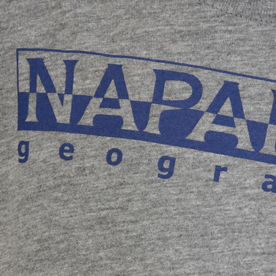 T-shirt Męski NAPAPIJRI Selvino N0YISD 160 Szary