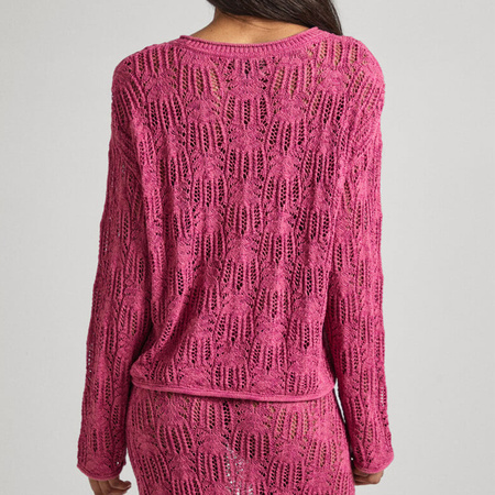 Sweter Damski PEPE JEANS Gwen PL702129 Różowy