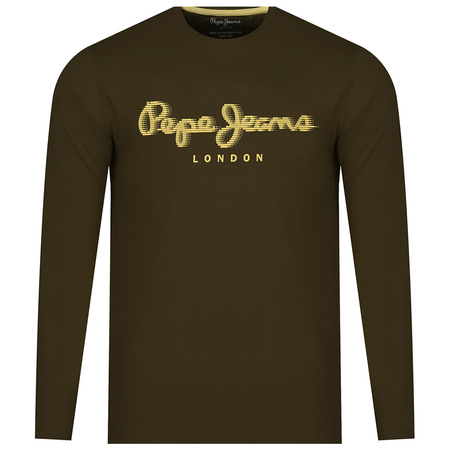 Longsleeve PEPE JEANS Logo PM509882 Zielony