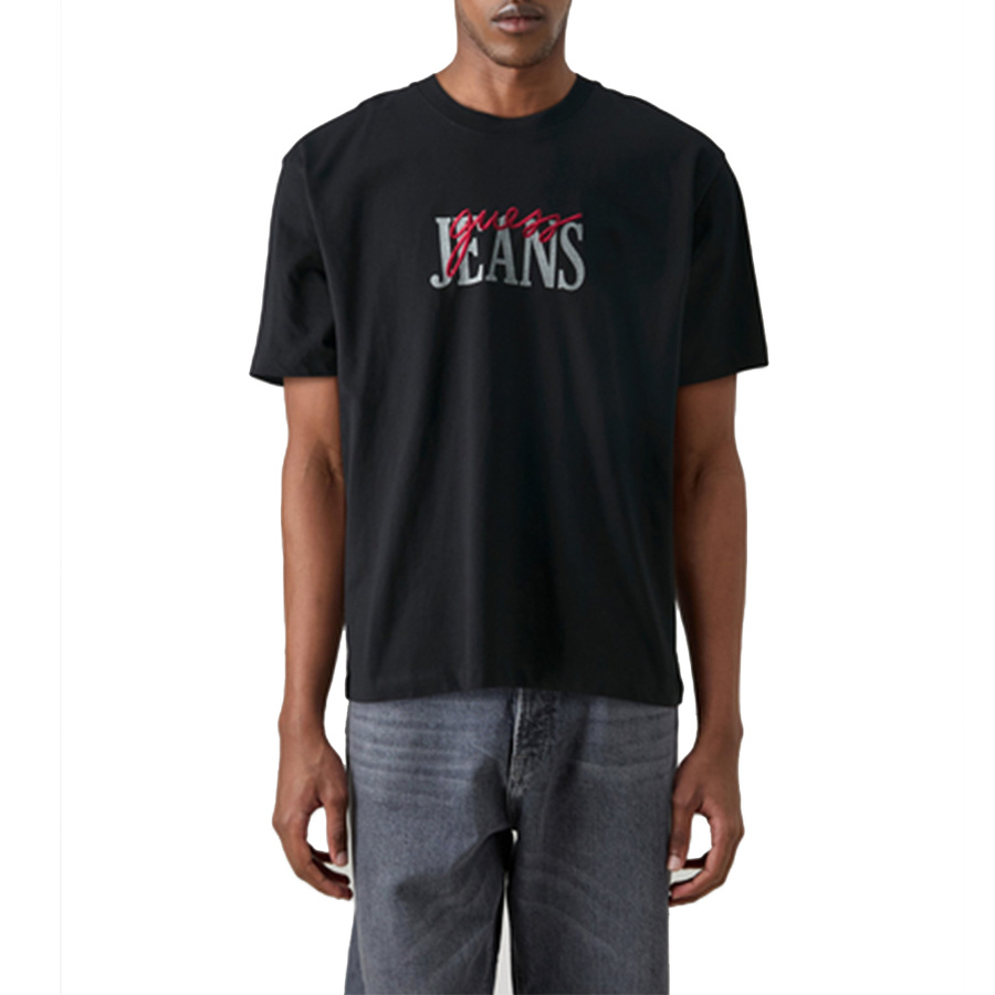 T-shirt Męski GUESS G8522O008-Q11  Oversize Czarny