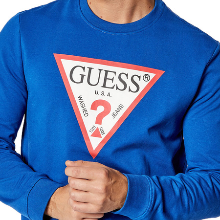 Bluza Męska GUESS Audley M1RQ37 K6ZS1 Niebieski