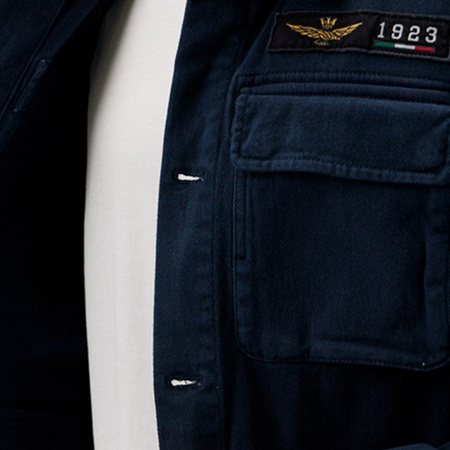 Kurtka Aeronautica Militare 242AC026CT3371 Granatowy