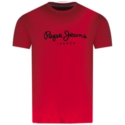 T-shirt Męski PEPE JEANS Oldwive PM508942 Malinowy