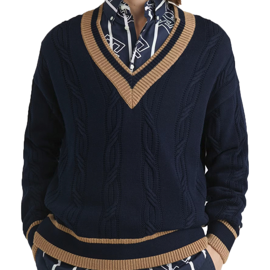 Sweter TOMMY HILFIGER MW0MW31012 Granatowy