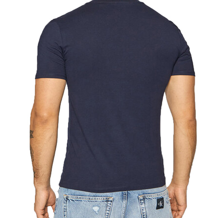 T-Shirt Meski GUESS M1RI37 I3Z11 Granatowy Slim