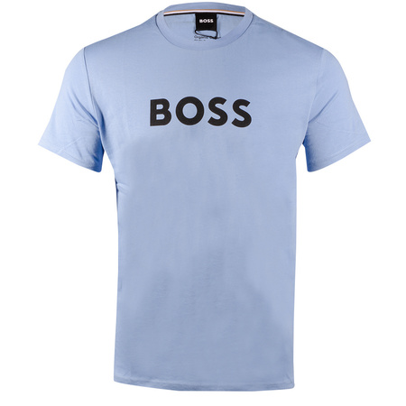 T-shirt Męski HUGO BOSS 50491706 Błękitna