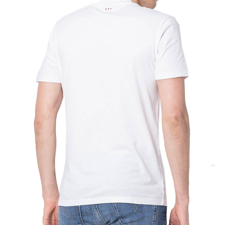T-Shirt Męski NAPAPIJRI N0YIIX Biały