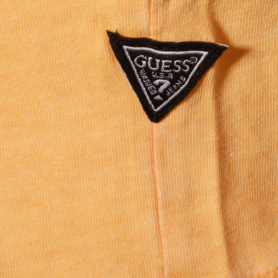 Top T-shirt Damski GUESS K73I56 K8HM0 Żółty