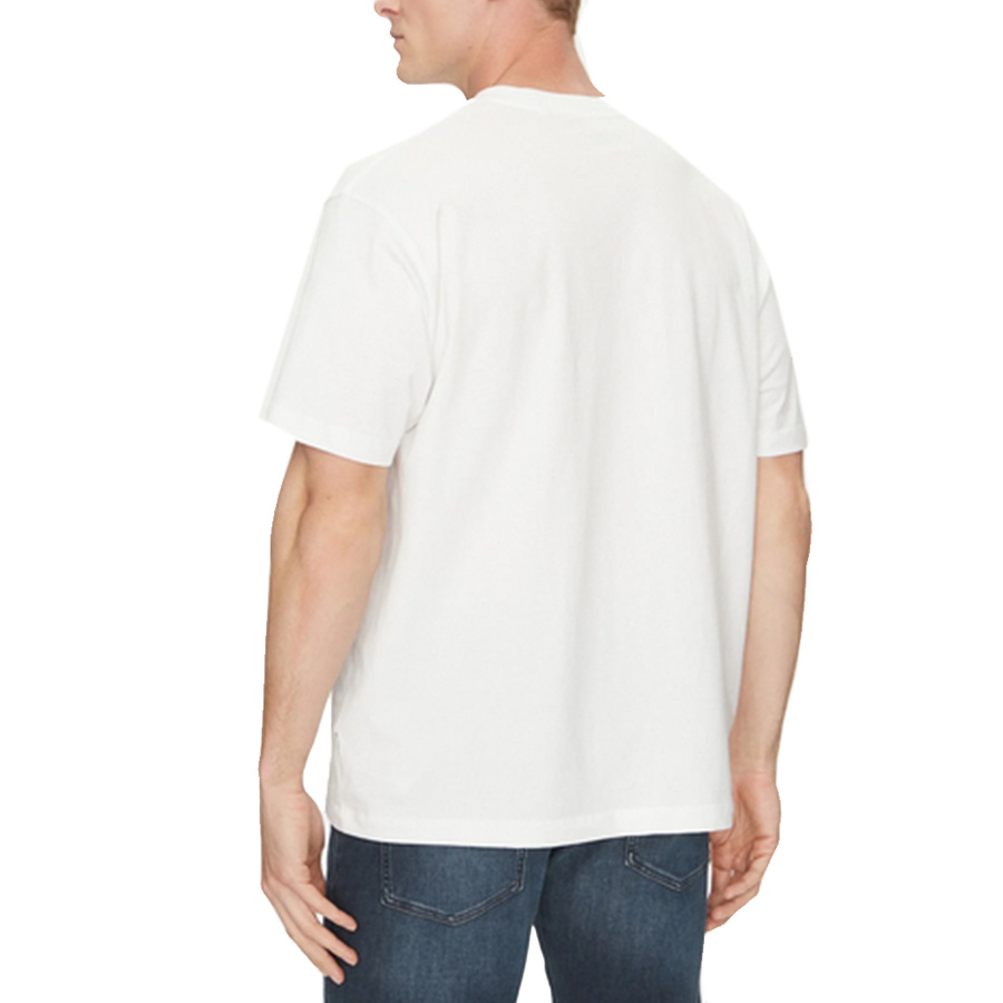 T-shirt Męski GUESS M5GI56 K8FQ4 Oversize Biały