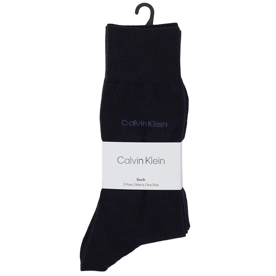 Skarpety Męskie CALVIN KLEIN 3-PACK 701226014 Granatowe