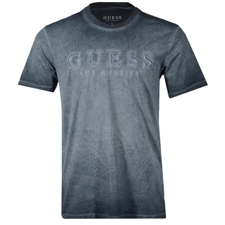 T-Shirt Męski GUESS Logo M1RI71 BI3Z11 Niebieski