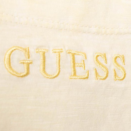 T-shirt Męski GUESS Logo T3GI19 KAK90 Żółty
