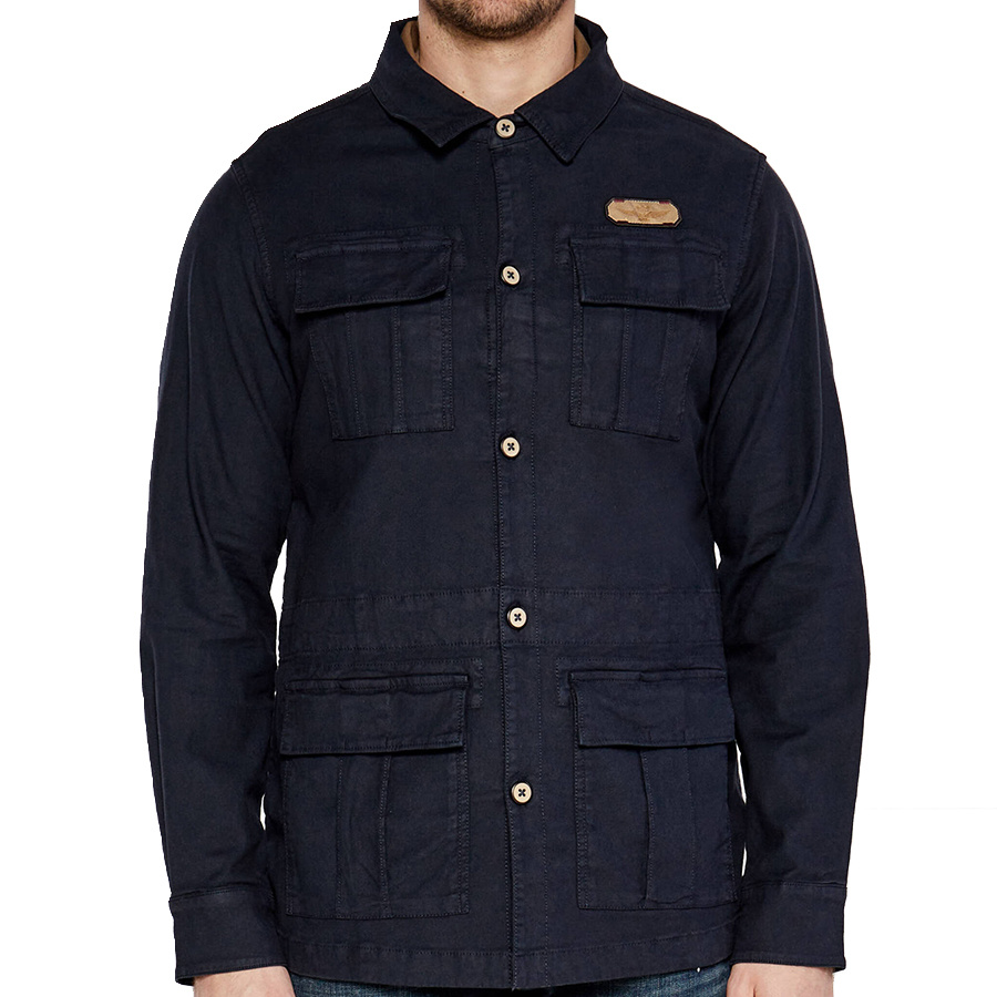 Kurtka Aeronautica Militare 241AB2144CT3251 Granatowa