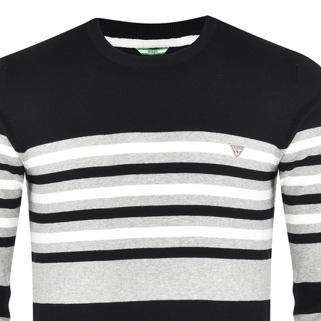 Sweter Męski GUESS Henry X1OI10 KAKC0 Paski