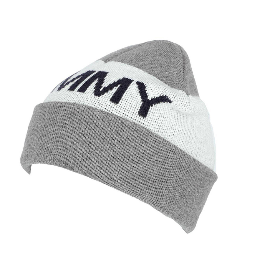 Czapka TOMMY HILFIGER AU0AU00322 Szara