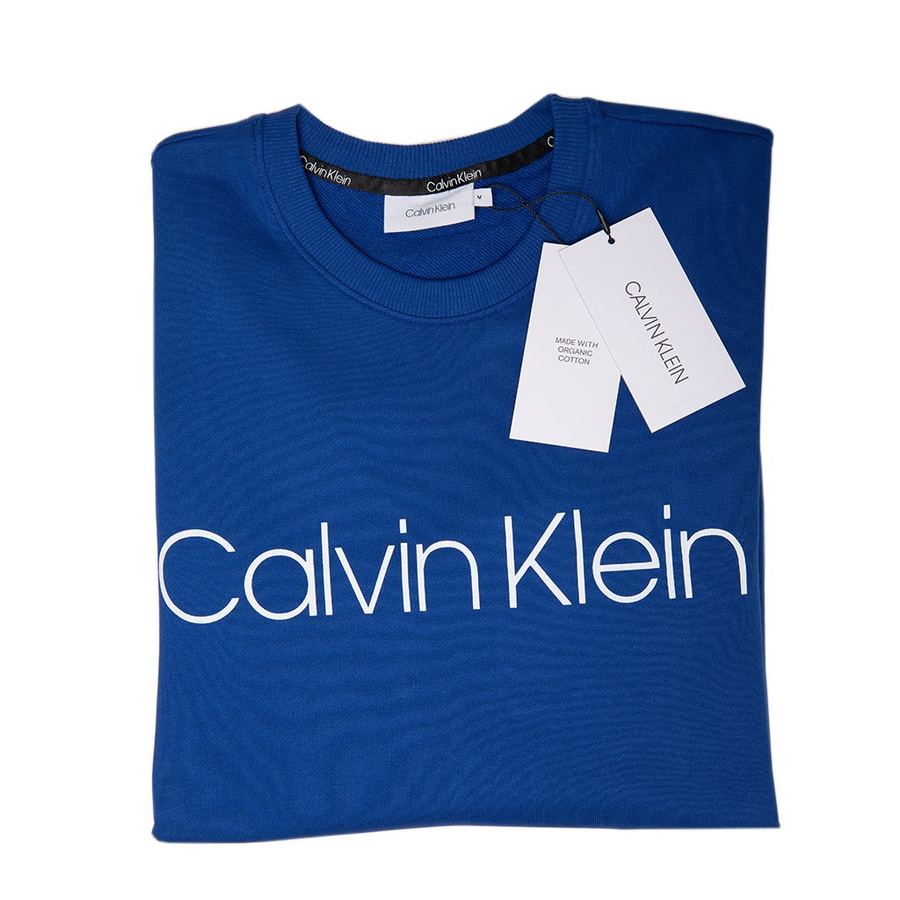 Bluza Meska CALVIN KLEIN Logo K10K104059 Niebieski