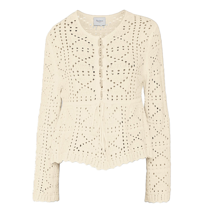 Sweter Damski PEPE JEANS PL702106 Beżowy