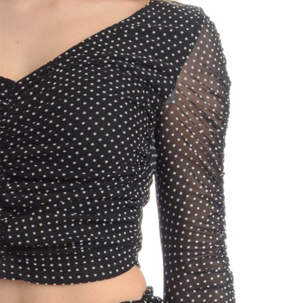TOP GUESS POIS W82P07K7060 Black