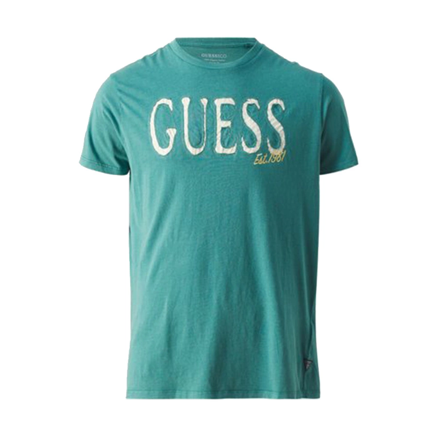 T-shirt Męski GUESS GU122O18Q-M11 Zielony