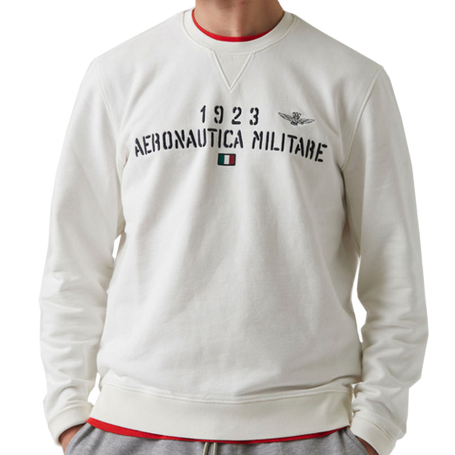 Bluza AERONAUTICA MILITARE 231FE1746F489 Kremowy