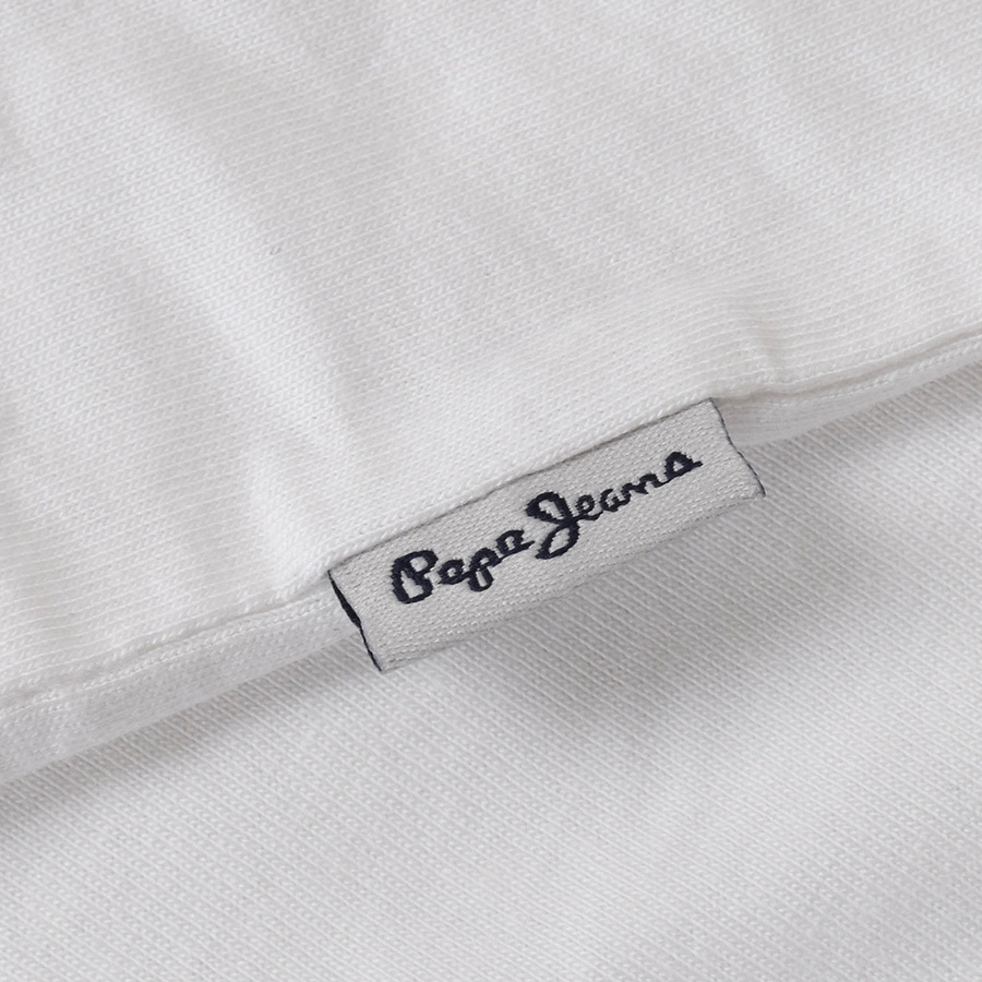 T-shirt Męski PEPE JEANS Oldwive PM508942 Biały