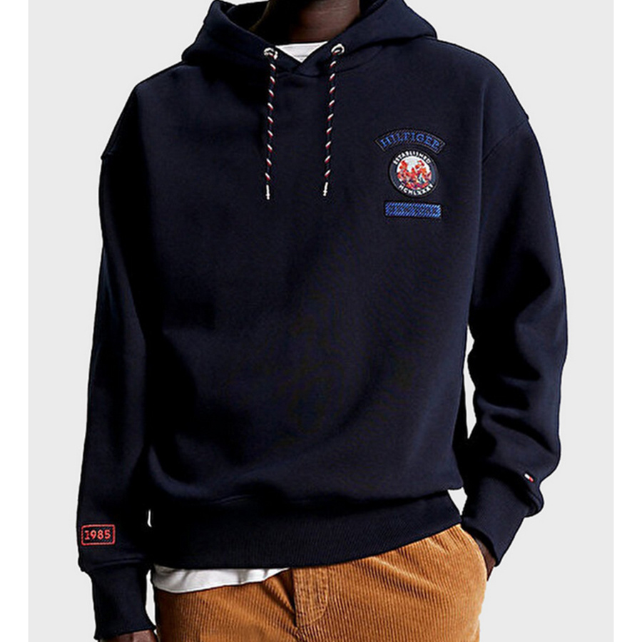 Bluza Męska TOMMY HILFIGER MW0MW32676 Granatowa