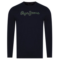 Longsleeve PEPE JEANS Logo PM508273 Granatowy