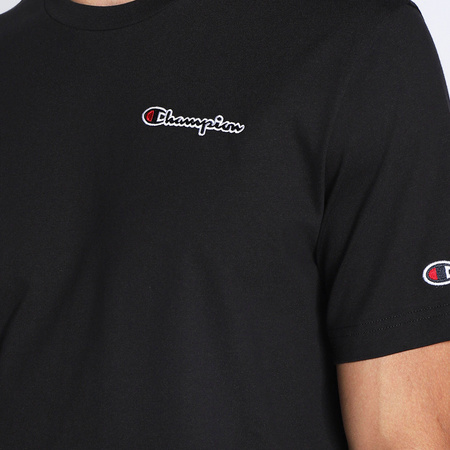 T-Shirt Meski CHAMPION 218006 Regular Fit Czarny