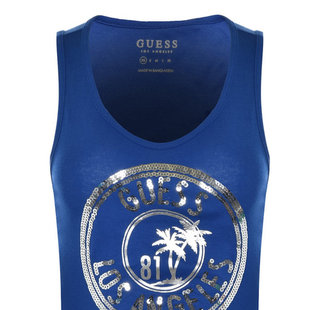 Top Damski GUESS Tank M0GI76 I3Z00 Niebieski